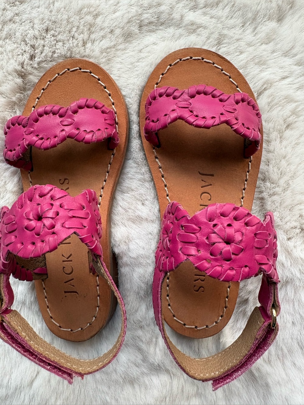Jack Rogers Toddler Pink Laurin Sandals